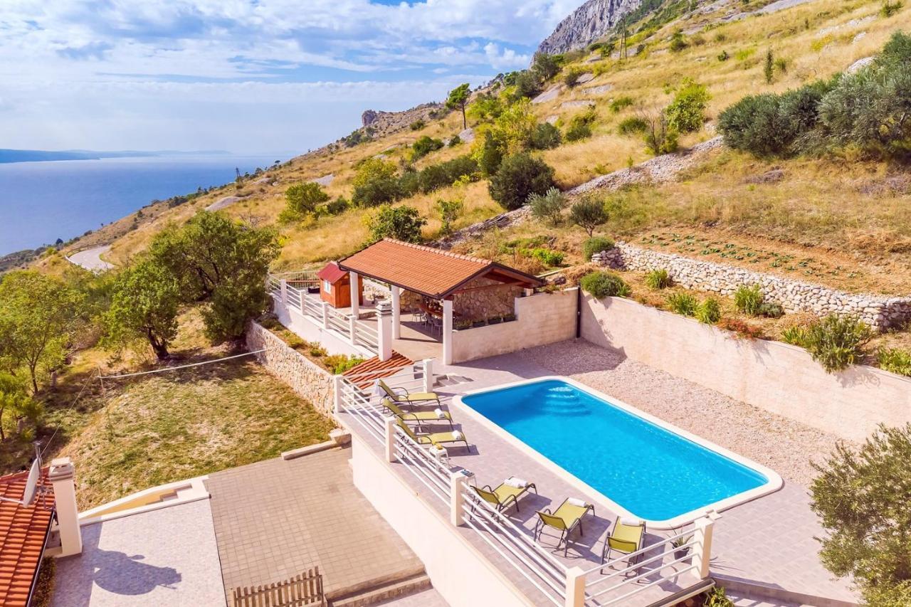 Villa Maslina, With Private 32M2Pool, Panoramic Views On 100Km Coastline, 12 Pax Lokva Rogoznica Esterno foto