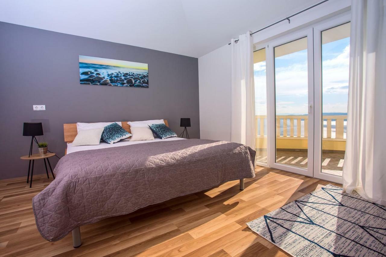 Villa Maslina, With Private 32M2Pool, Panoramic Views On 100Km Coastline, 12 Pax Lokva Rogoznica Esterno foto
