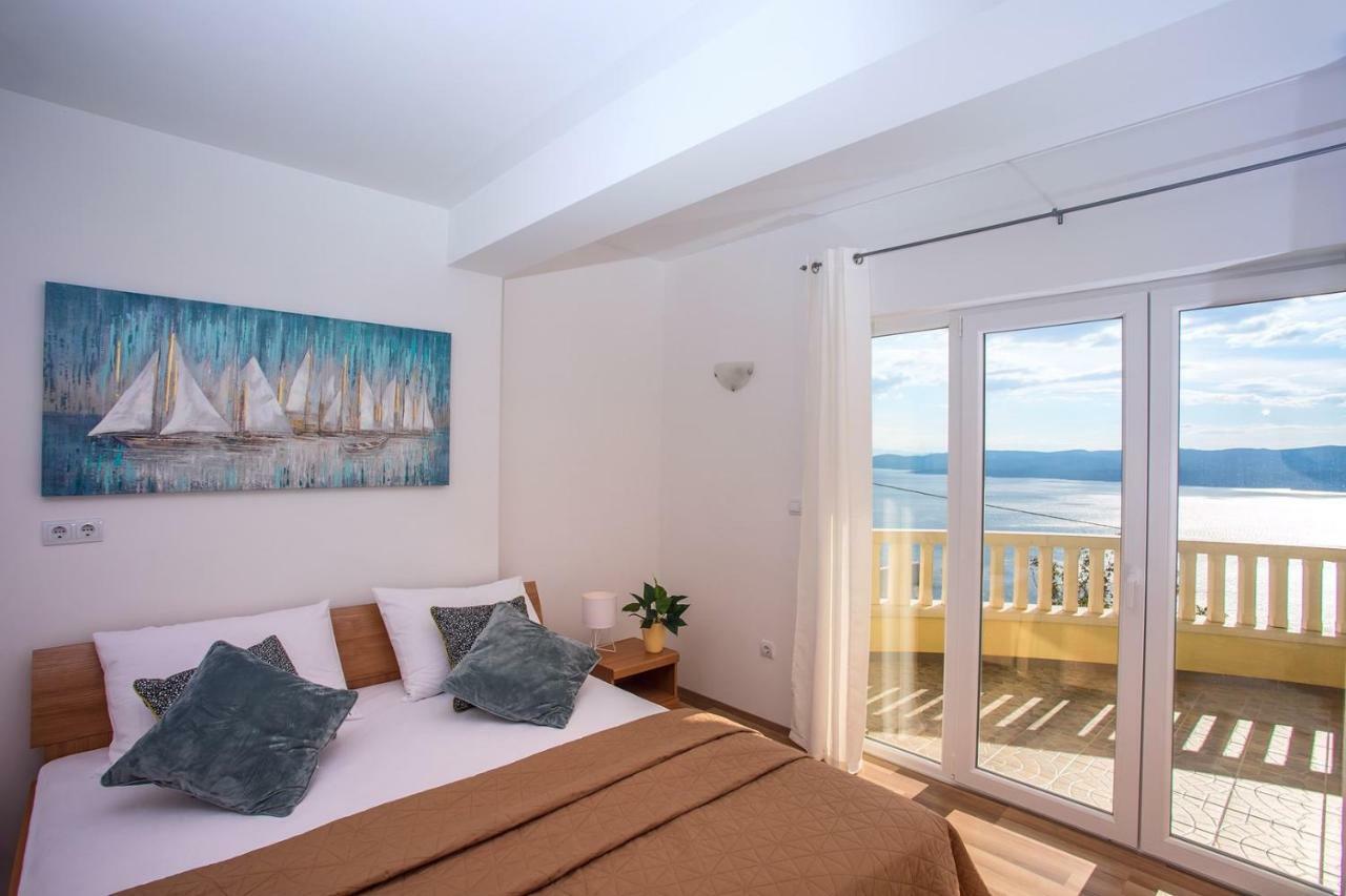 Villa Maslina, With Private 32M2Pool, Panoramic Views On 100Km Coastline, 12 Pax Lokva Rogoznica Esterno foto