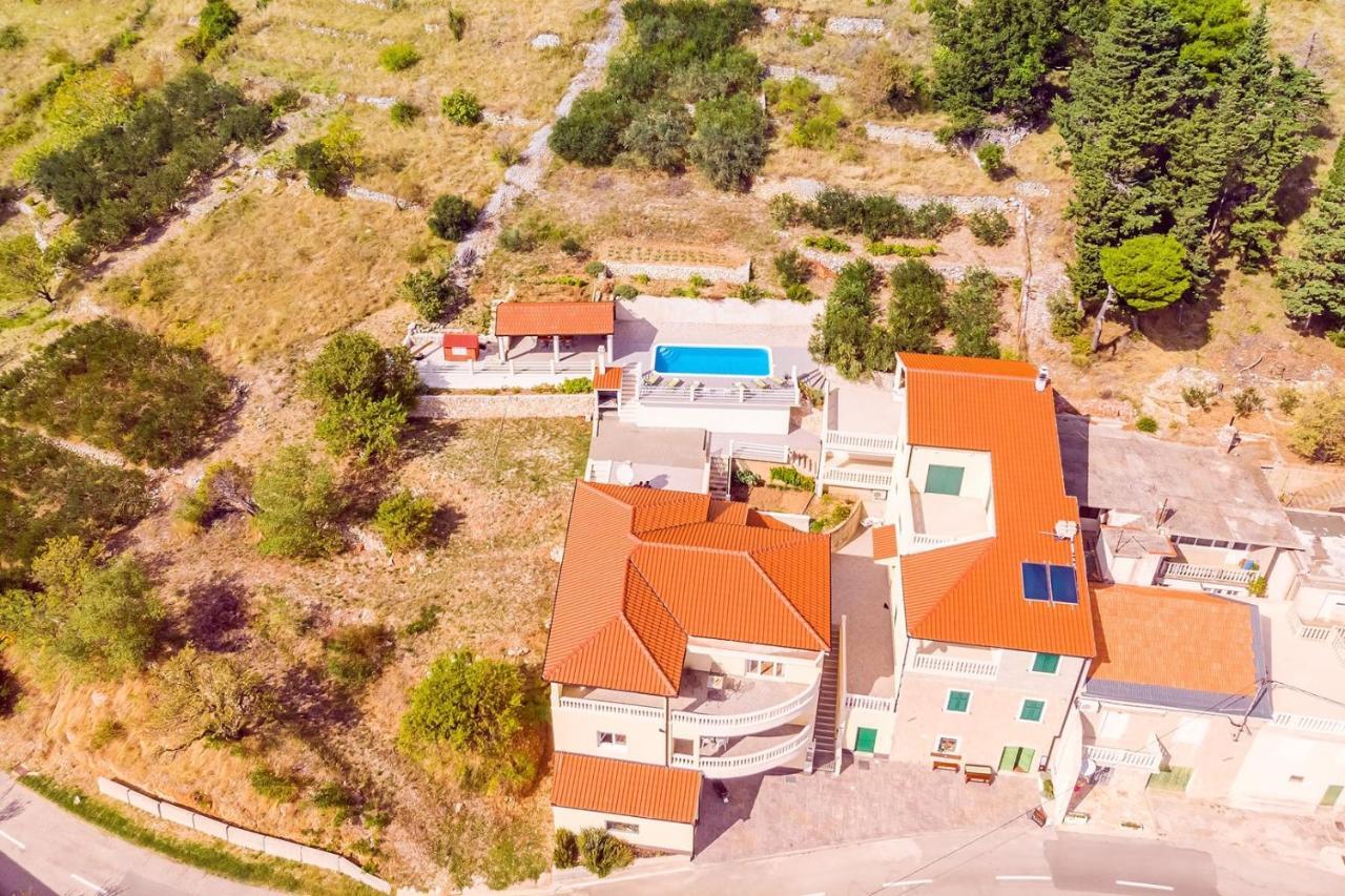 Villa Maslina, With Private 32M2Pool, Panoramic Views On 100Km Coastline, 12 Pax Lokva Rogoznica Esterno foto